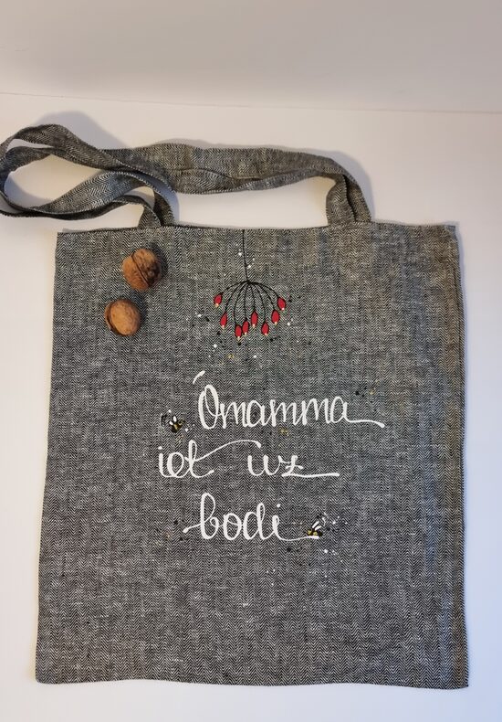 IEPIRKUMU TĪKLIŅŠ  17  OMAMMA IET UZ BODI* PELĒKI MELNA SKUJA